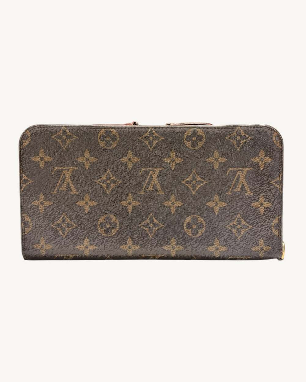 Louis Vuitton Monogram Oversized Insolite Organizer Wallet Vintage Brown Canvas